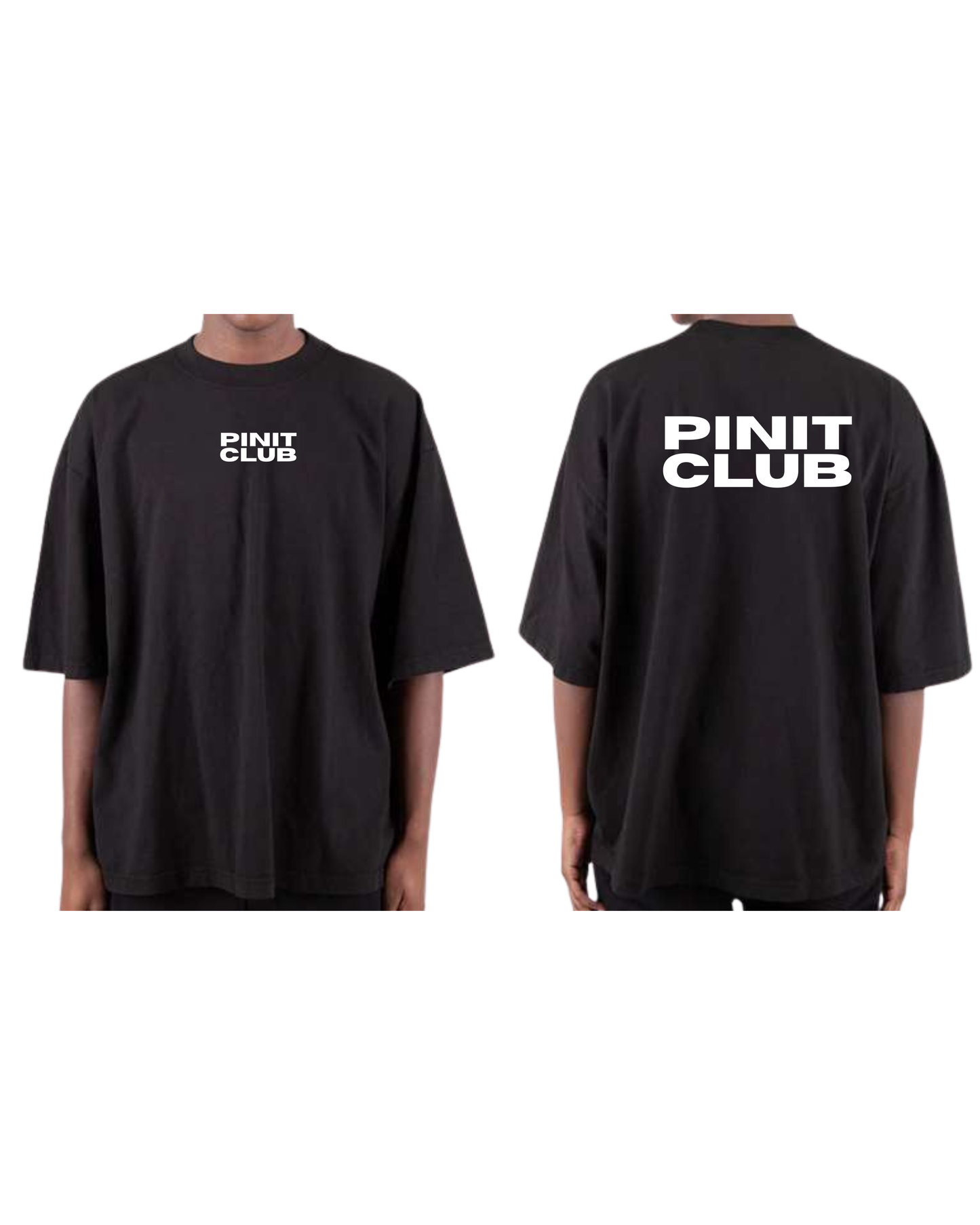 pinit club tshirt - black