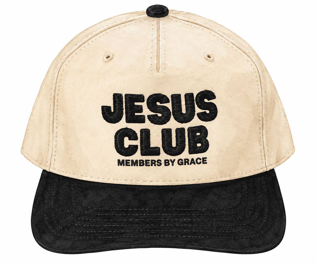 jesus club trucker - black