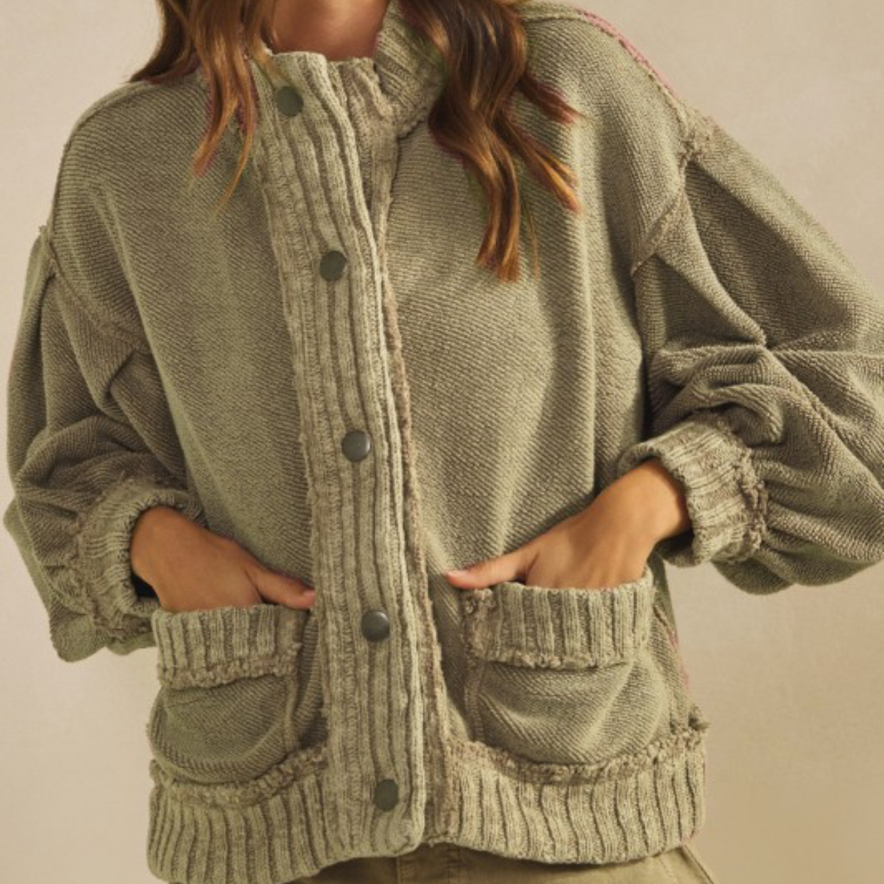 millie button up jacket