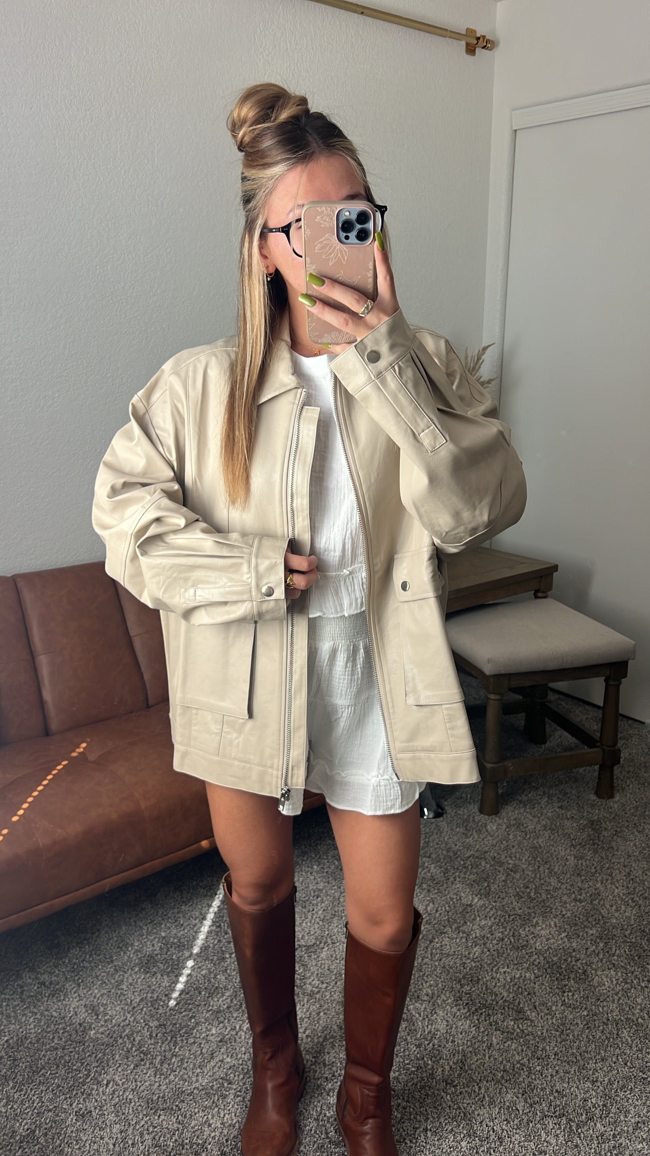 mezzi leather jacket