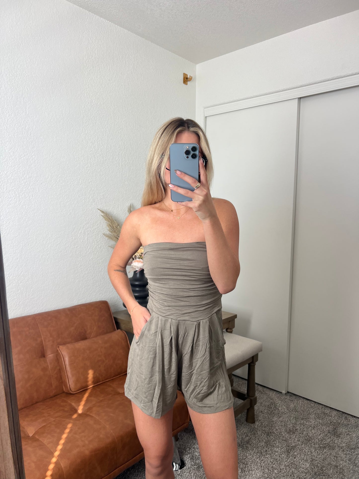 tara romper - sage