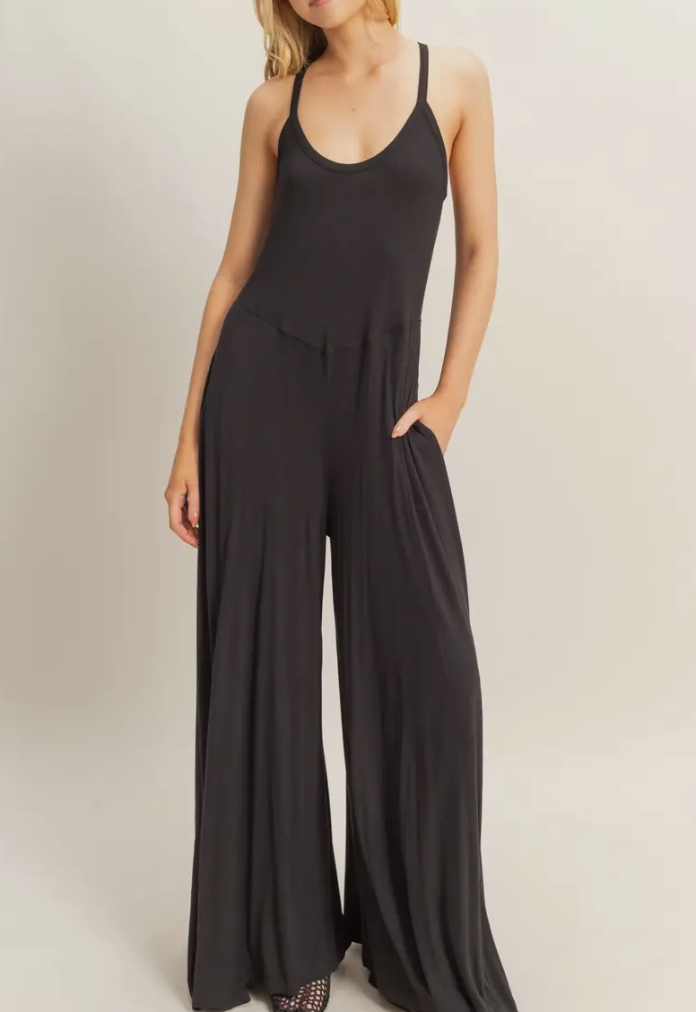 cambria jumpsuit - black