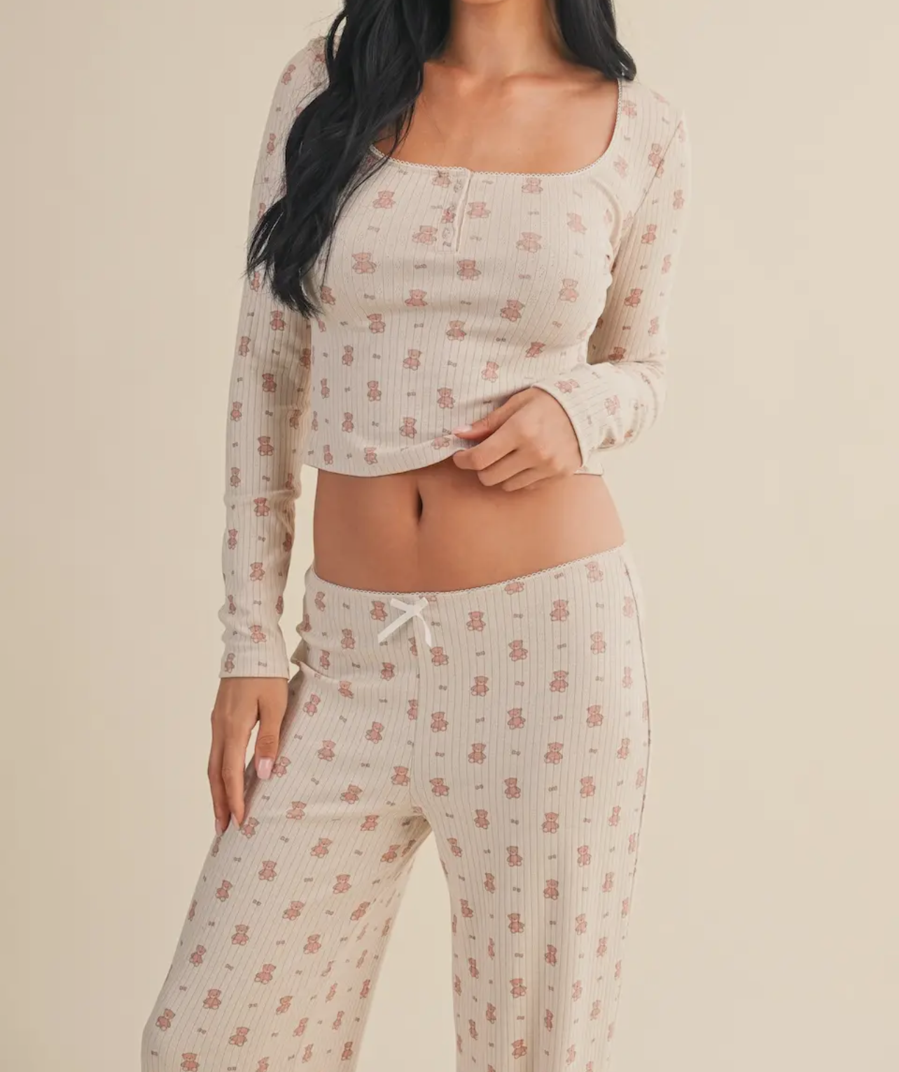 leona pointelle set
