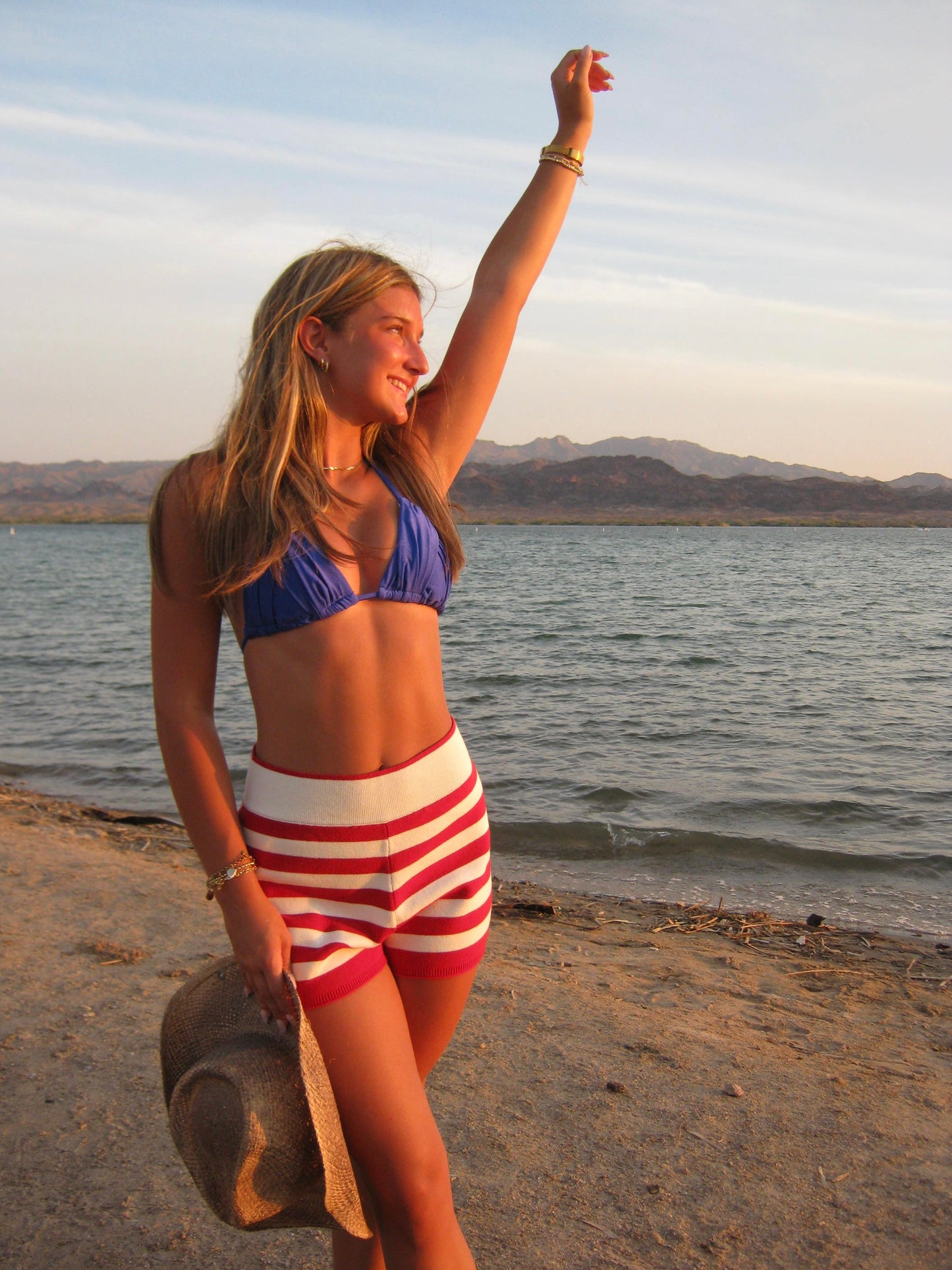 nico shorts - red