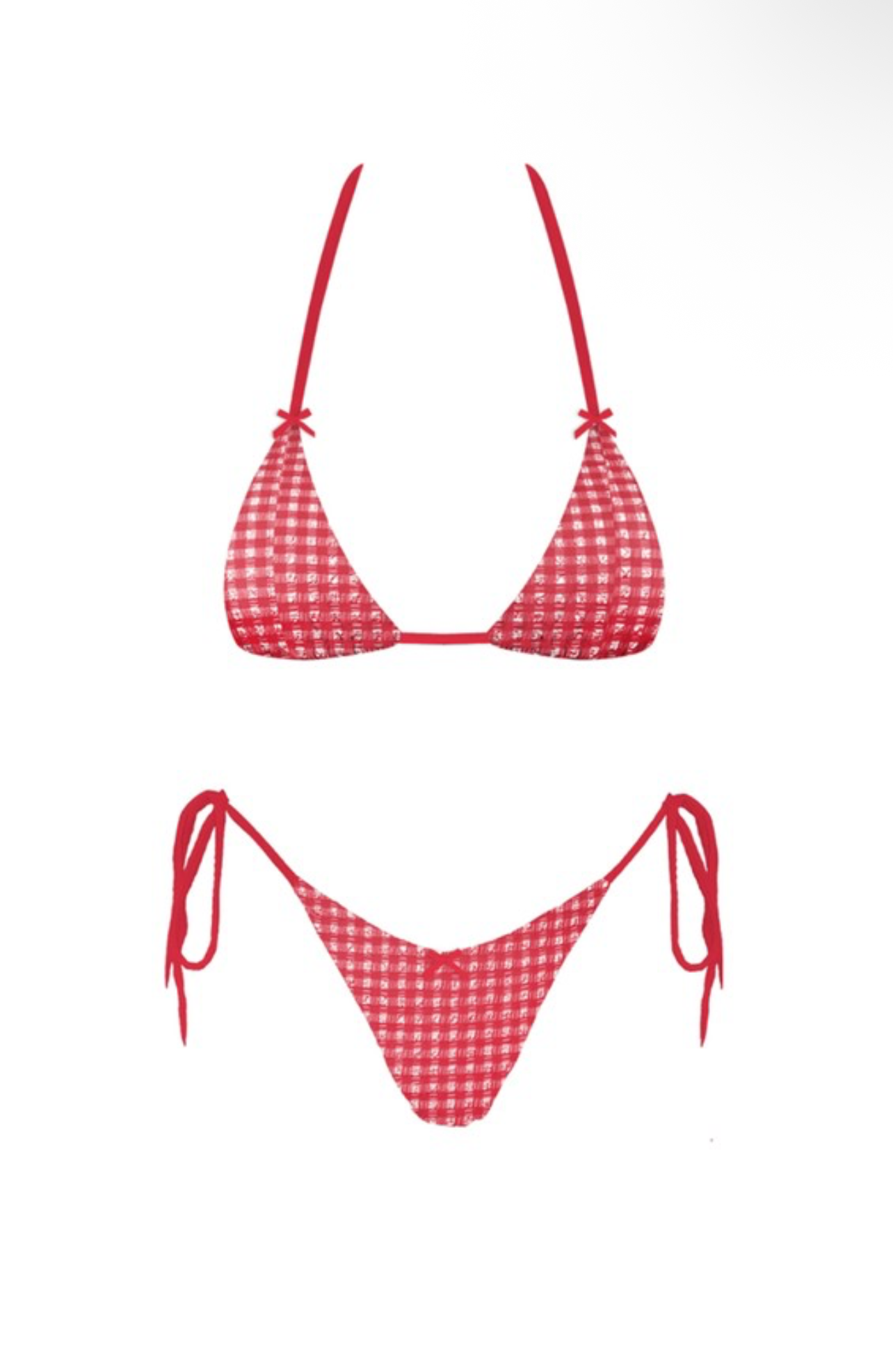 helen bikini - red