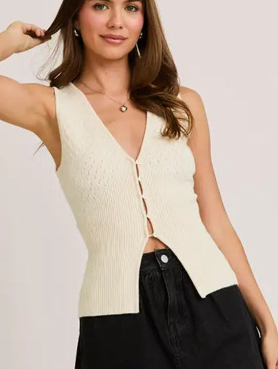 calloway tank - cream