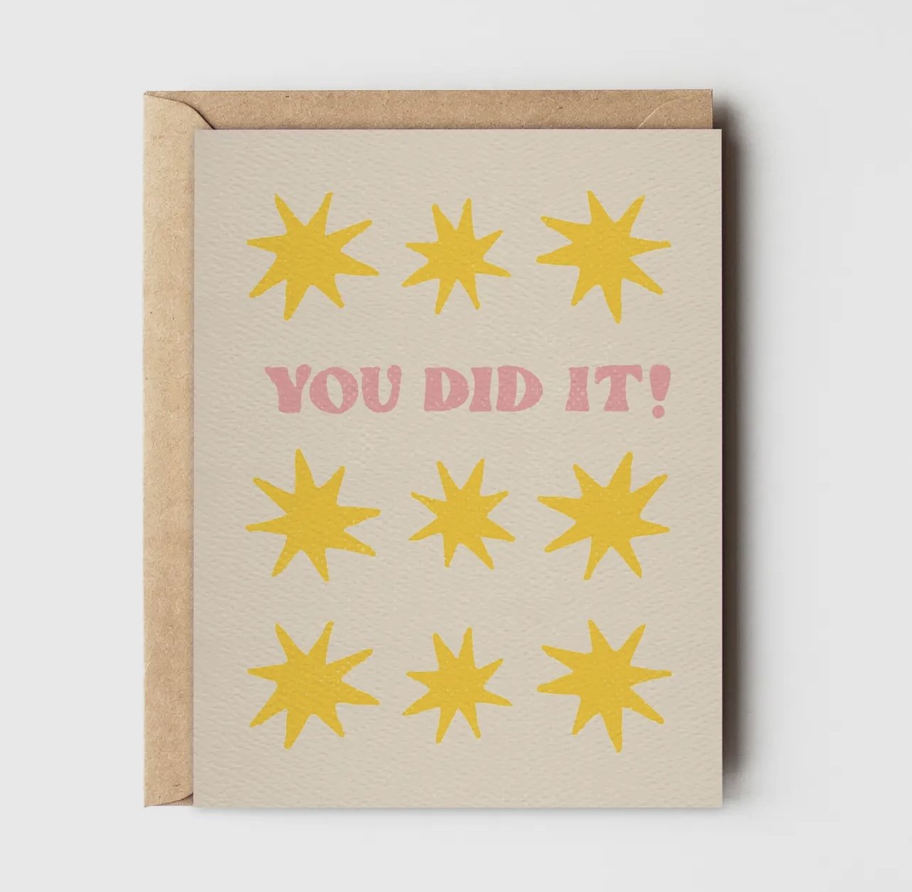 you did it card