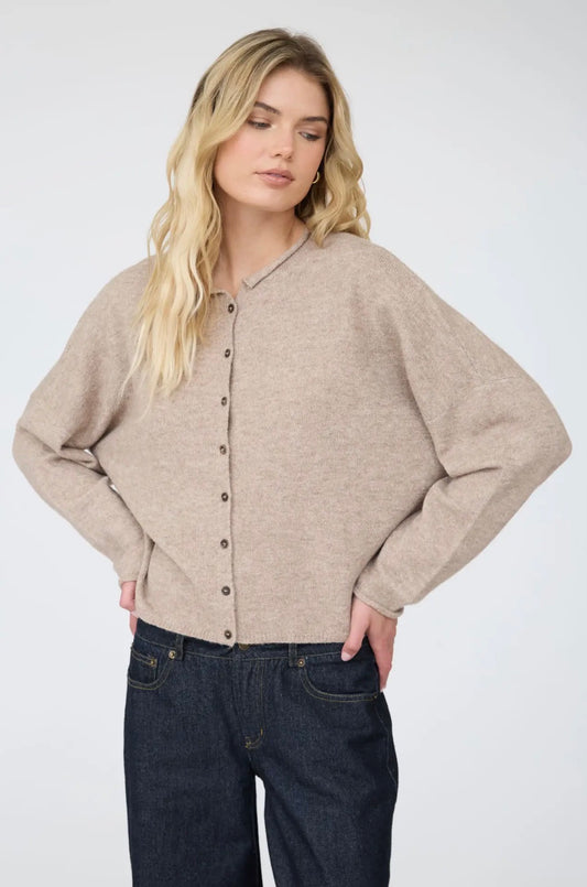 blaine cardi - light mocha