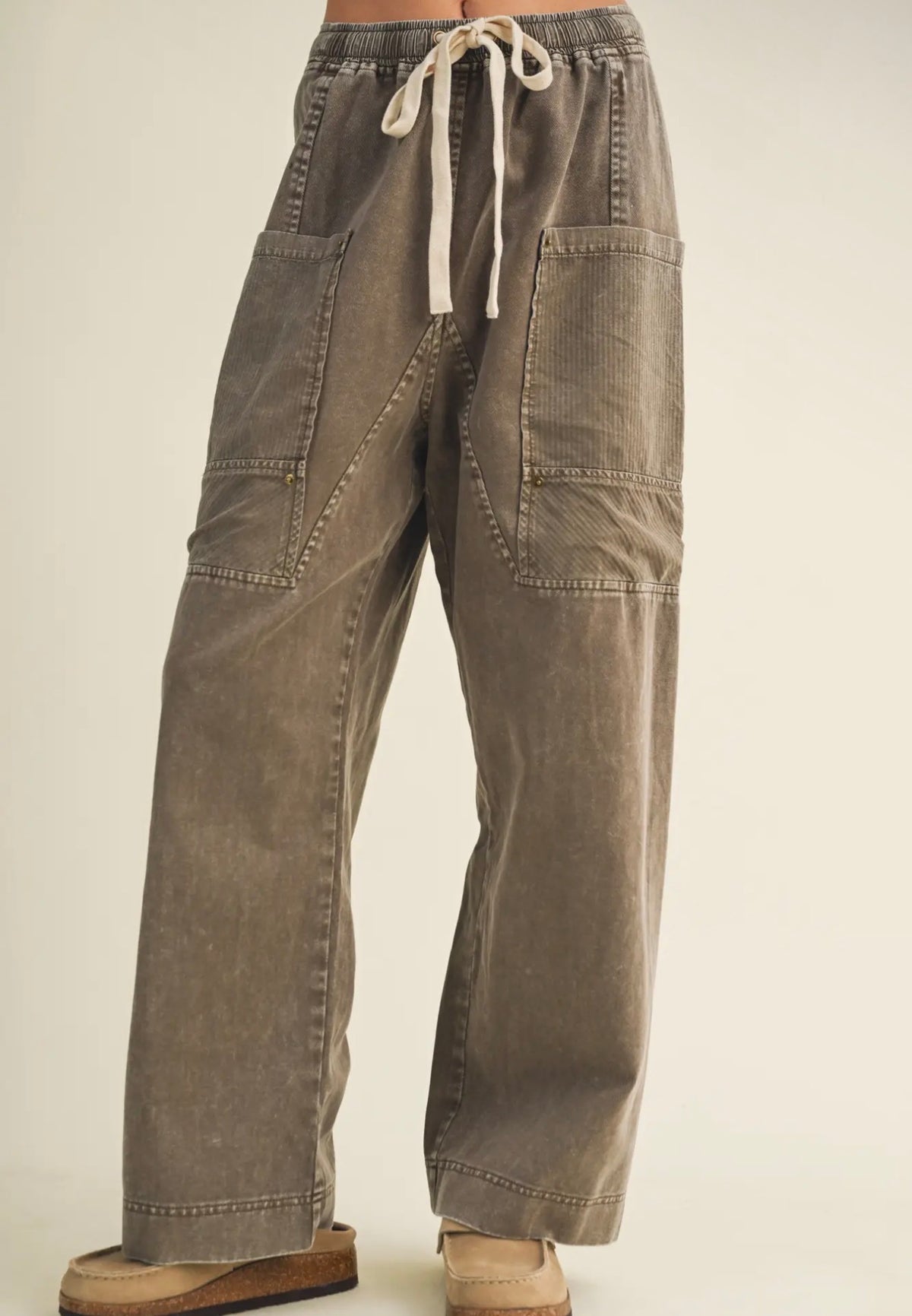 cord olive pant