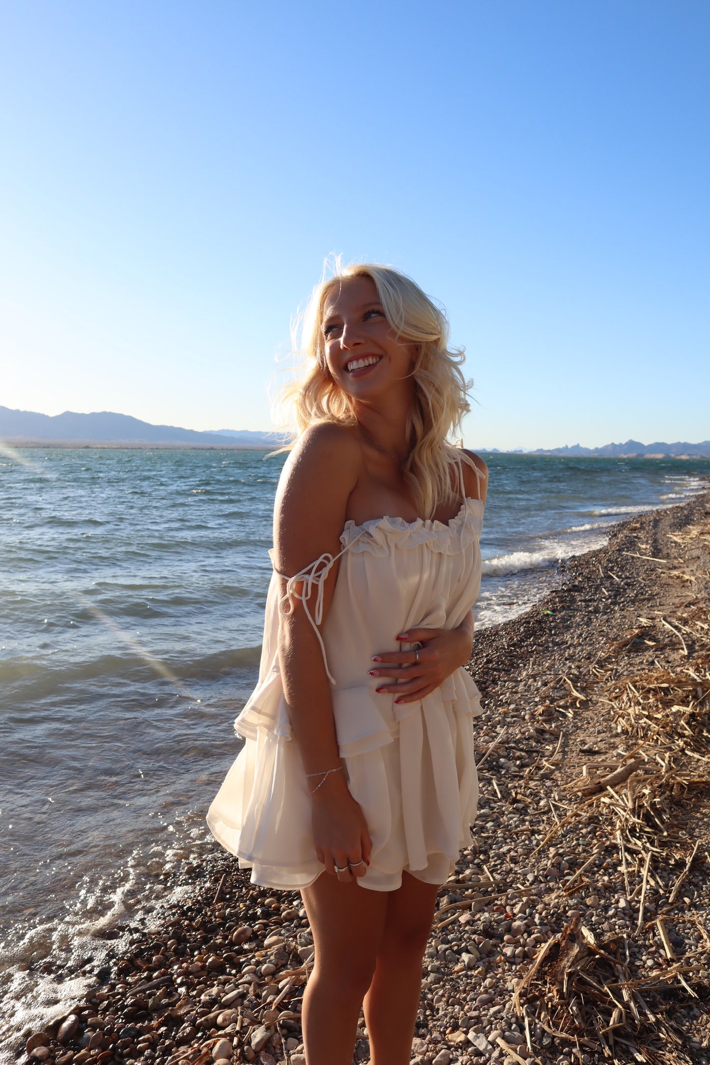 tristen tiered romper