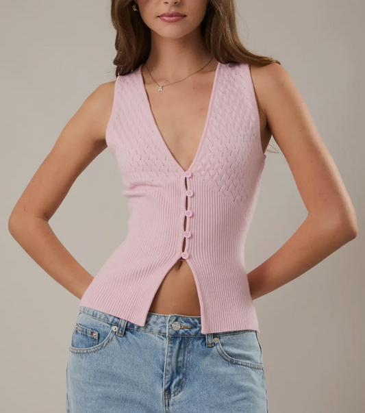 calloway tank - pink