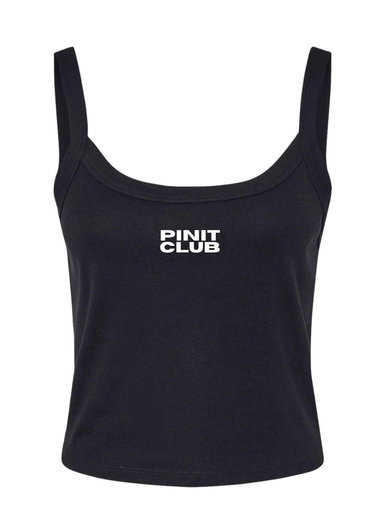 pinit club tank - black