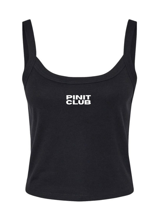pinit club tank - black