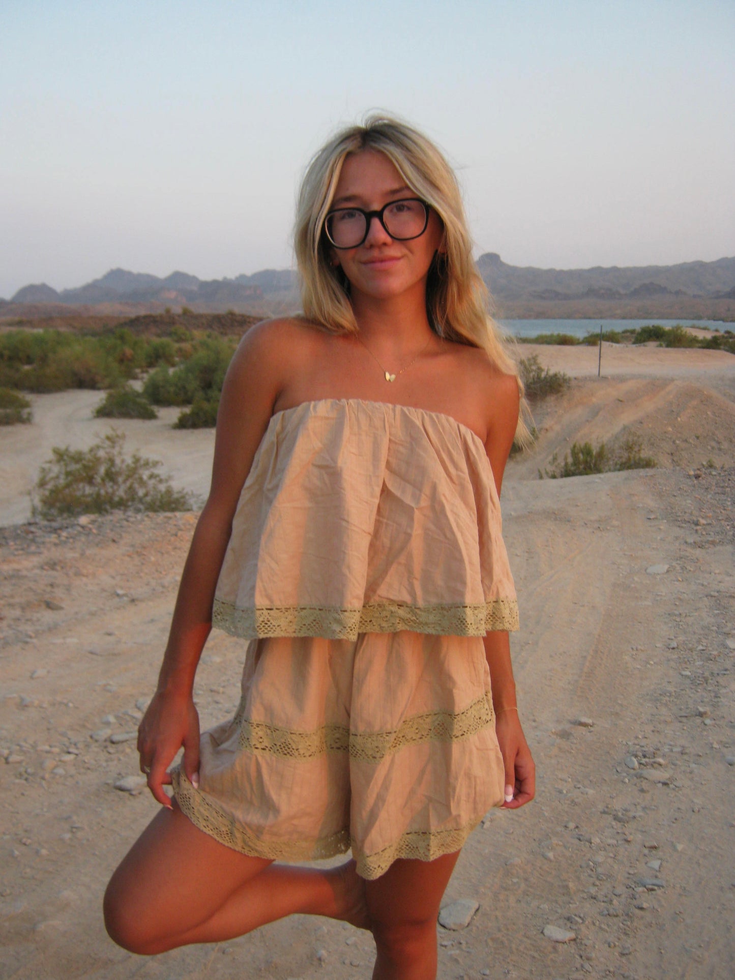 halston romper