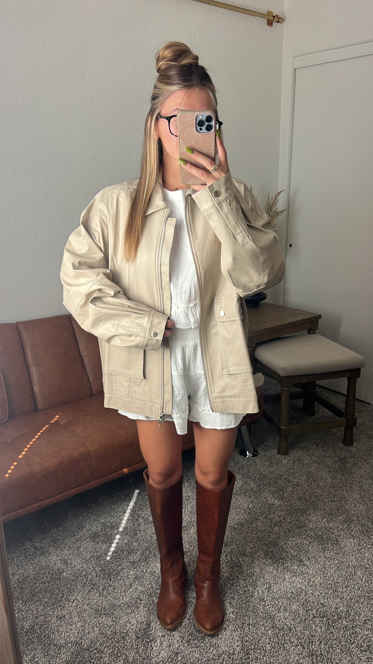 mezzi leather jacket