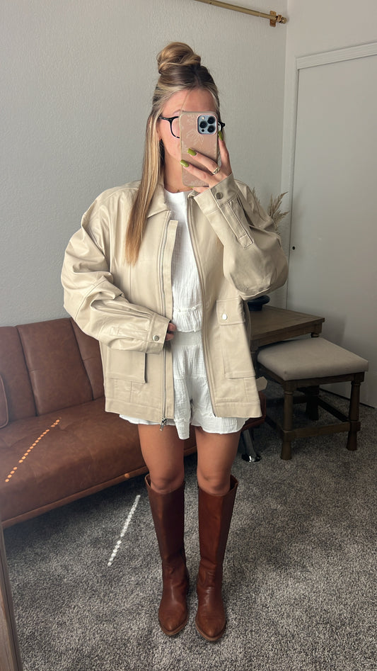 mezzi leather jacket