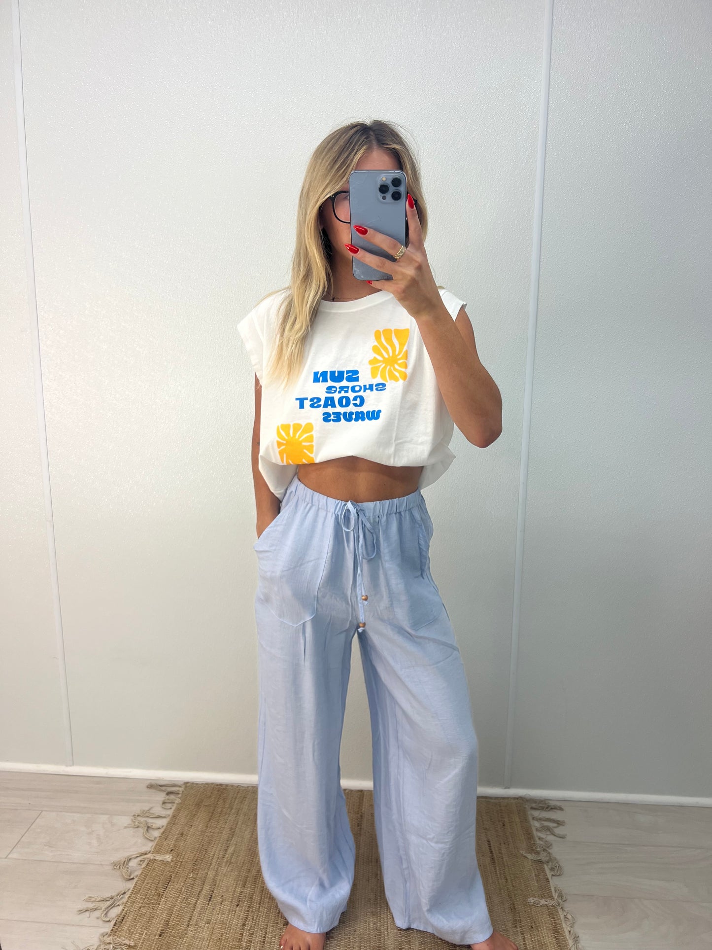 chelsie pant - blue