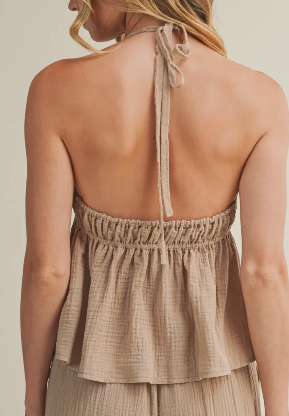auggie tank - taupe