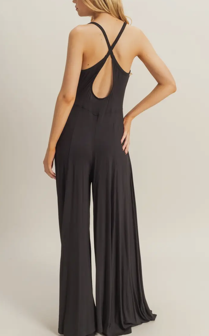 cambria jumpsuit - black