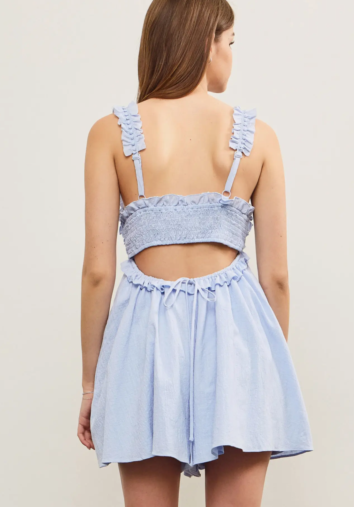 rayelynn romper - blue
