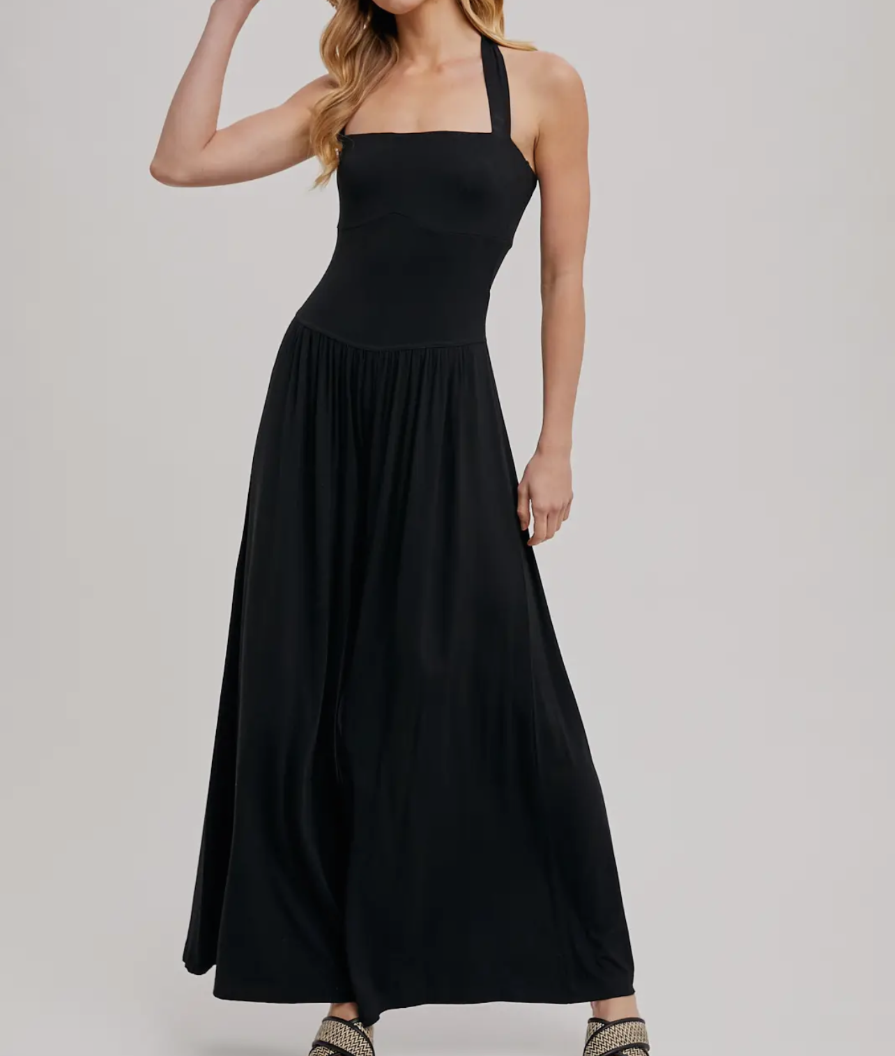 tawny jumpsuit - black