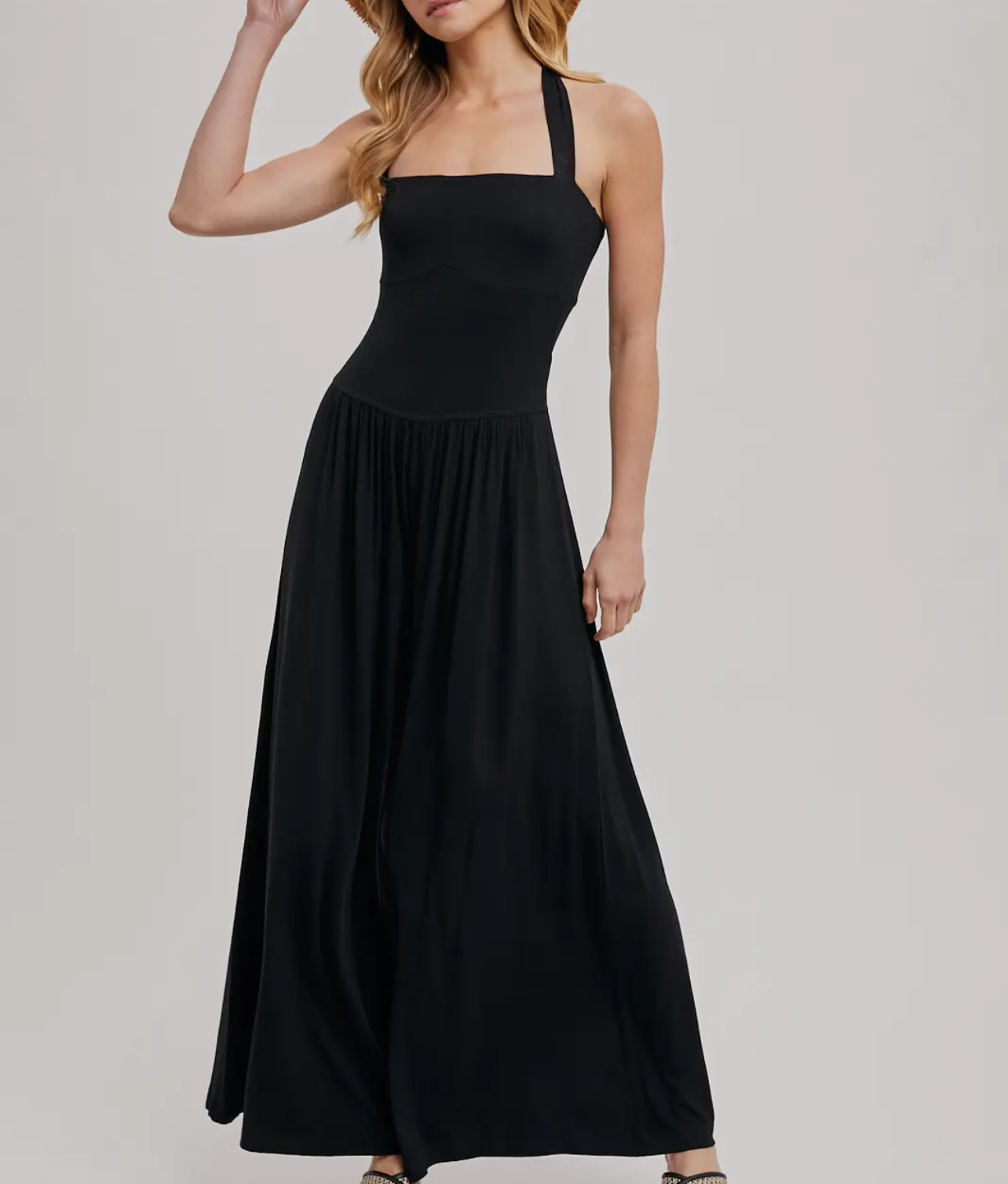 tawny jumpsuit - black