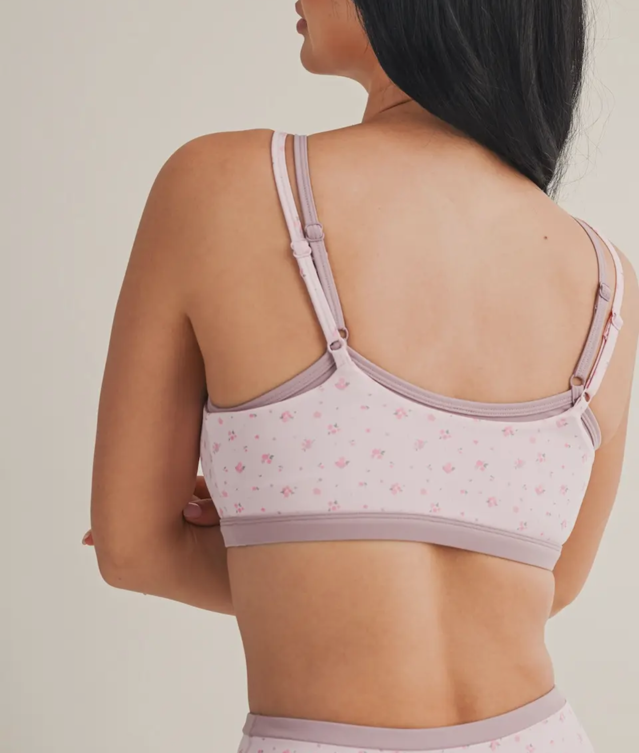 ditsy pink set