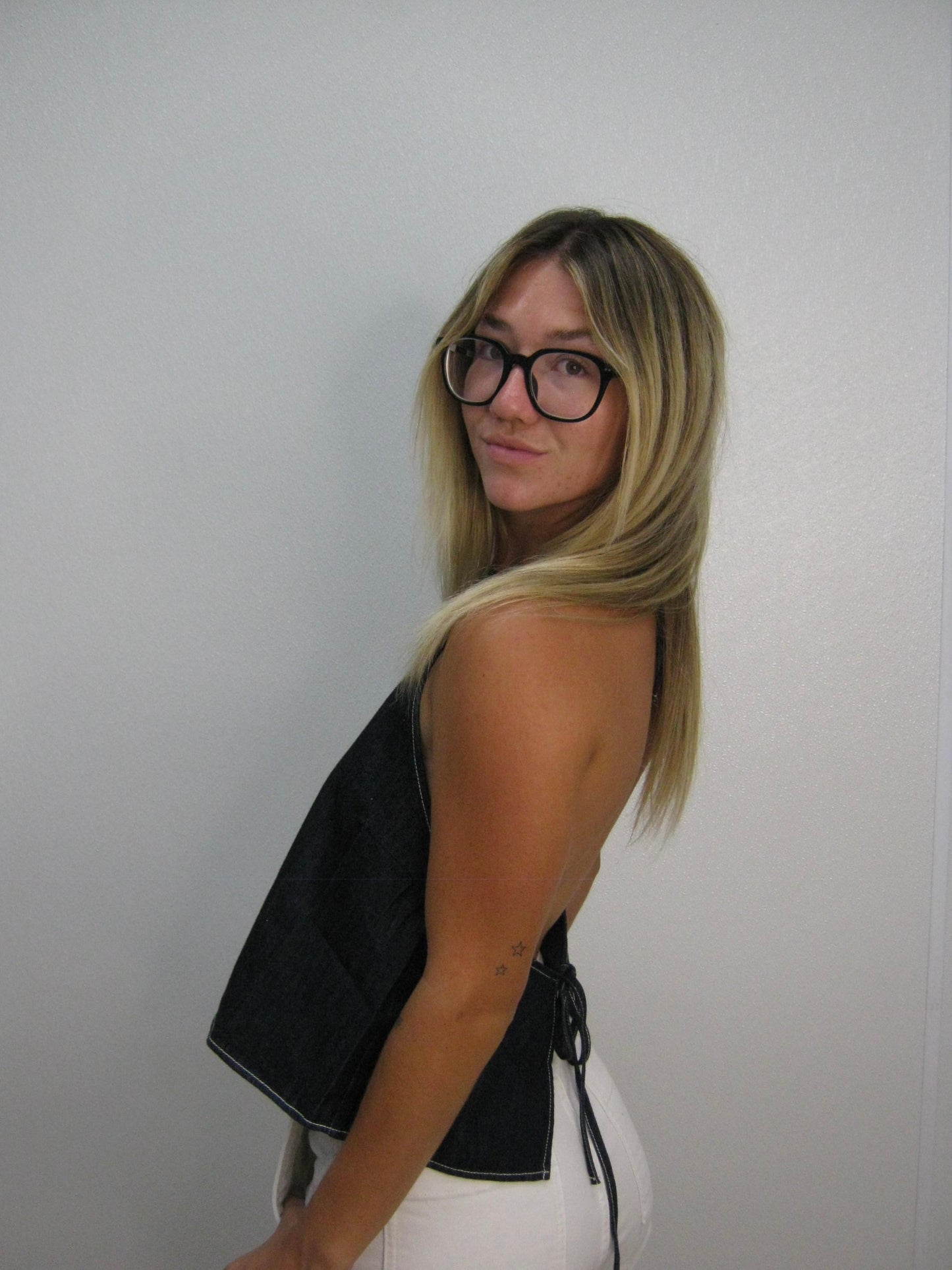 paston denim halter
