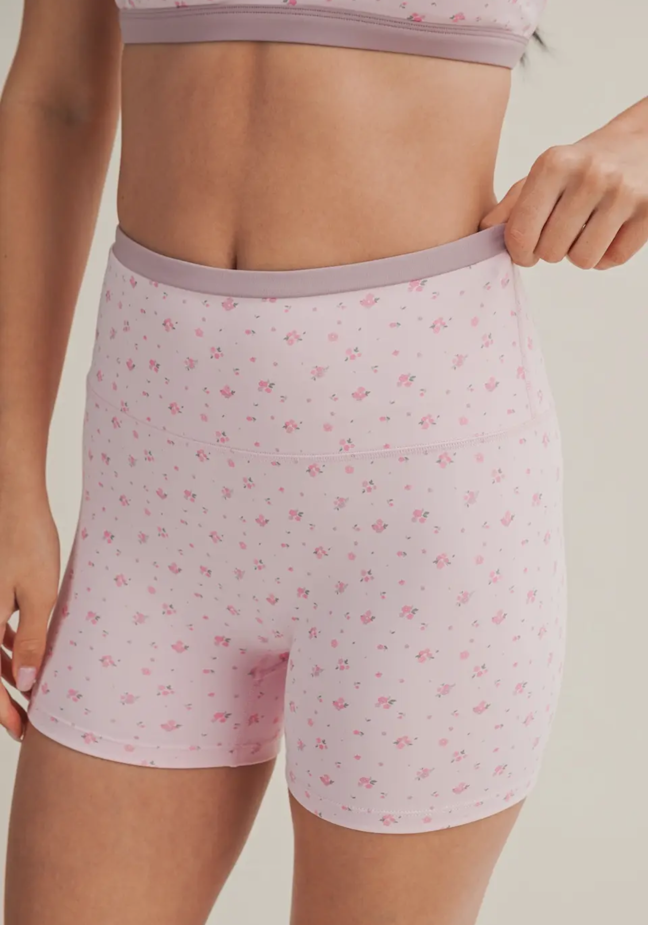 ditsy pink set