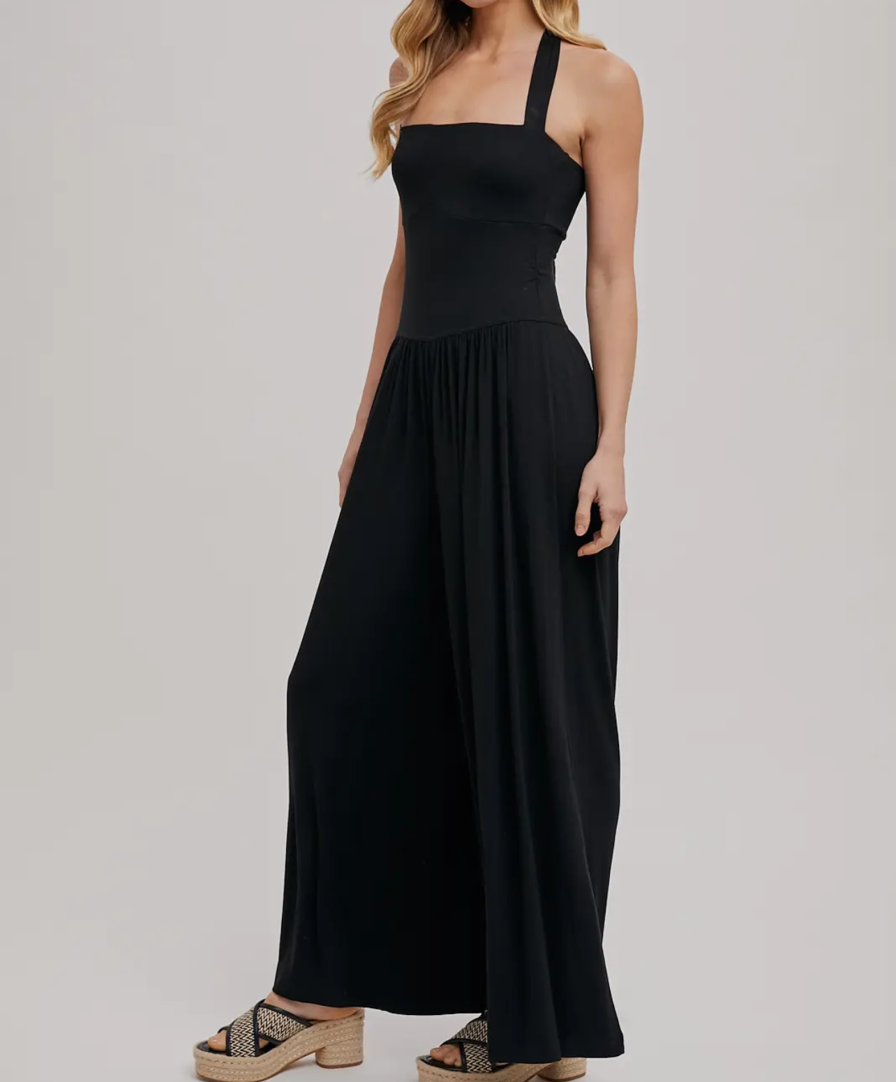 tawny jumpsuit - black