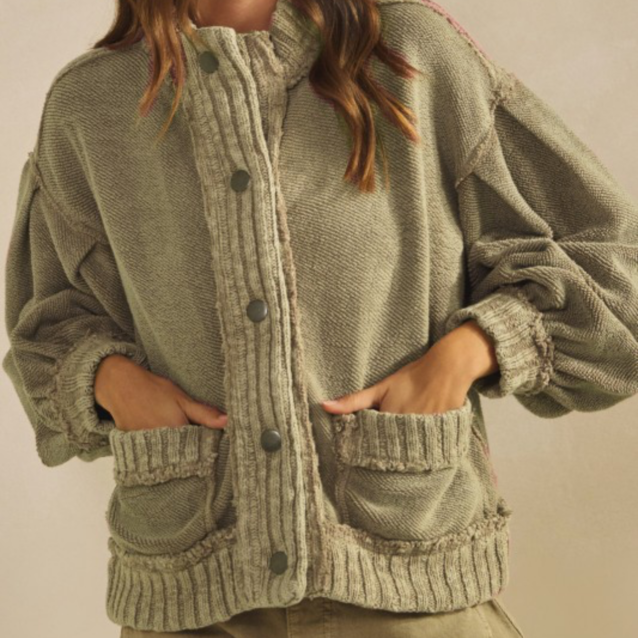 millie button up jacket