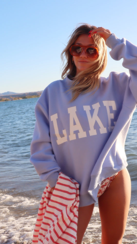 lake beach mockneck
