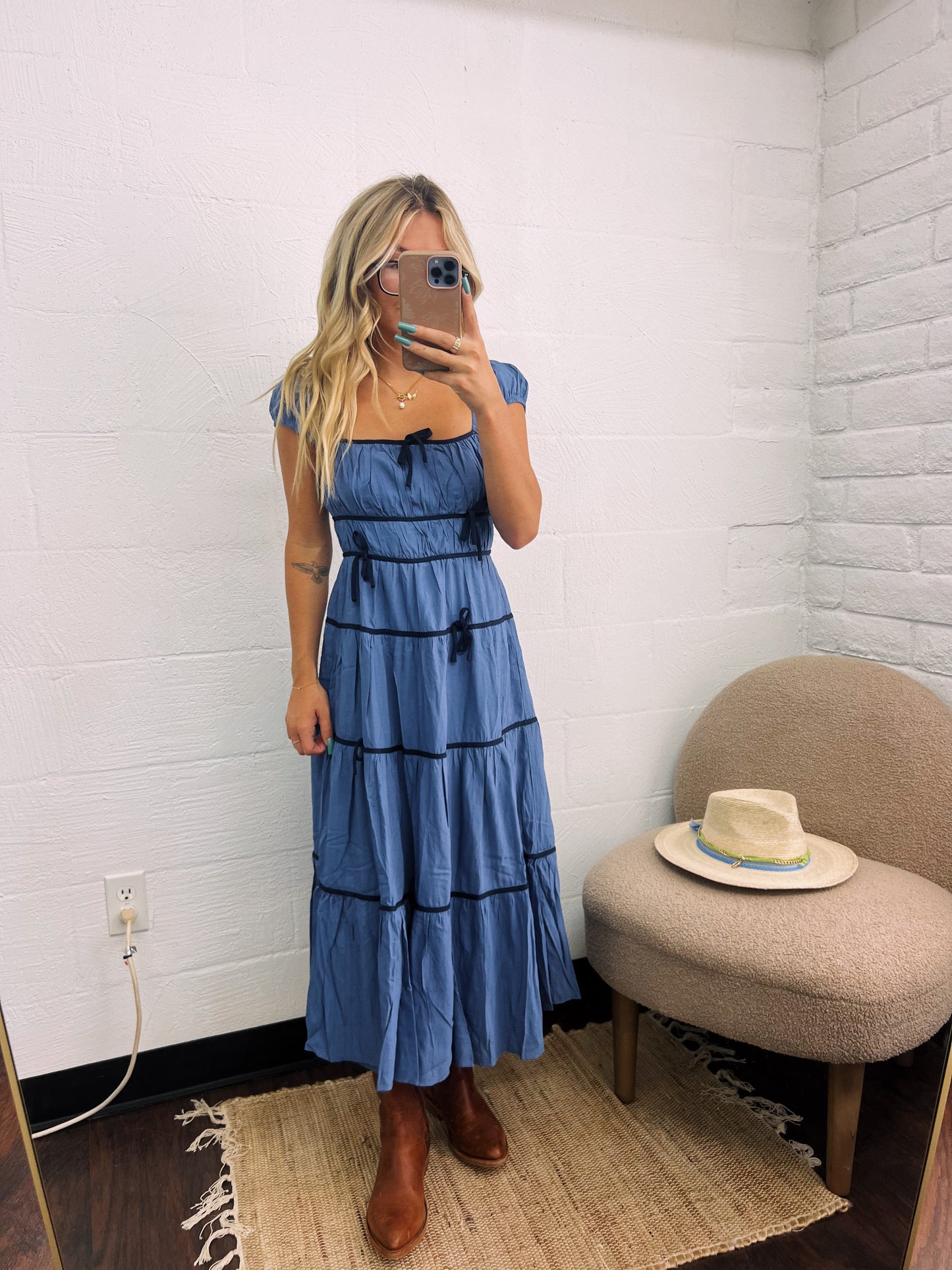 abrams midi dress