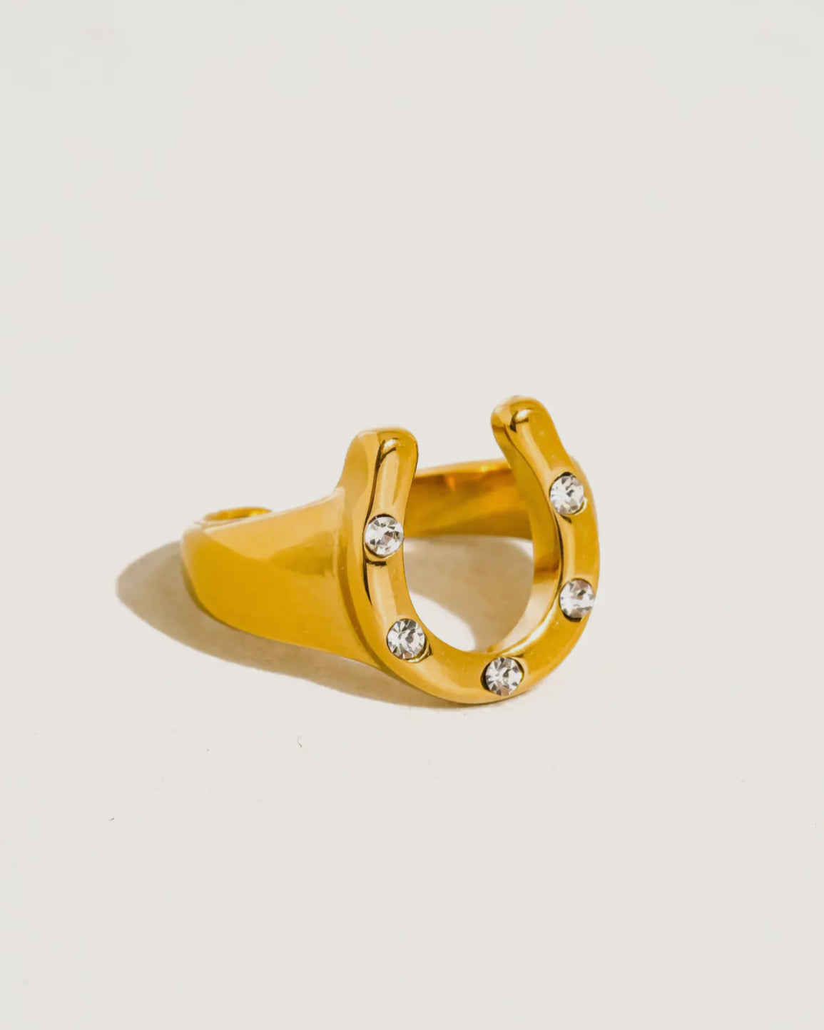 colt horseshoe ring 18k gold non tarnish
