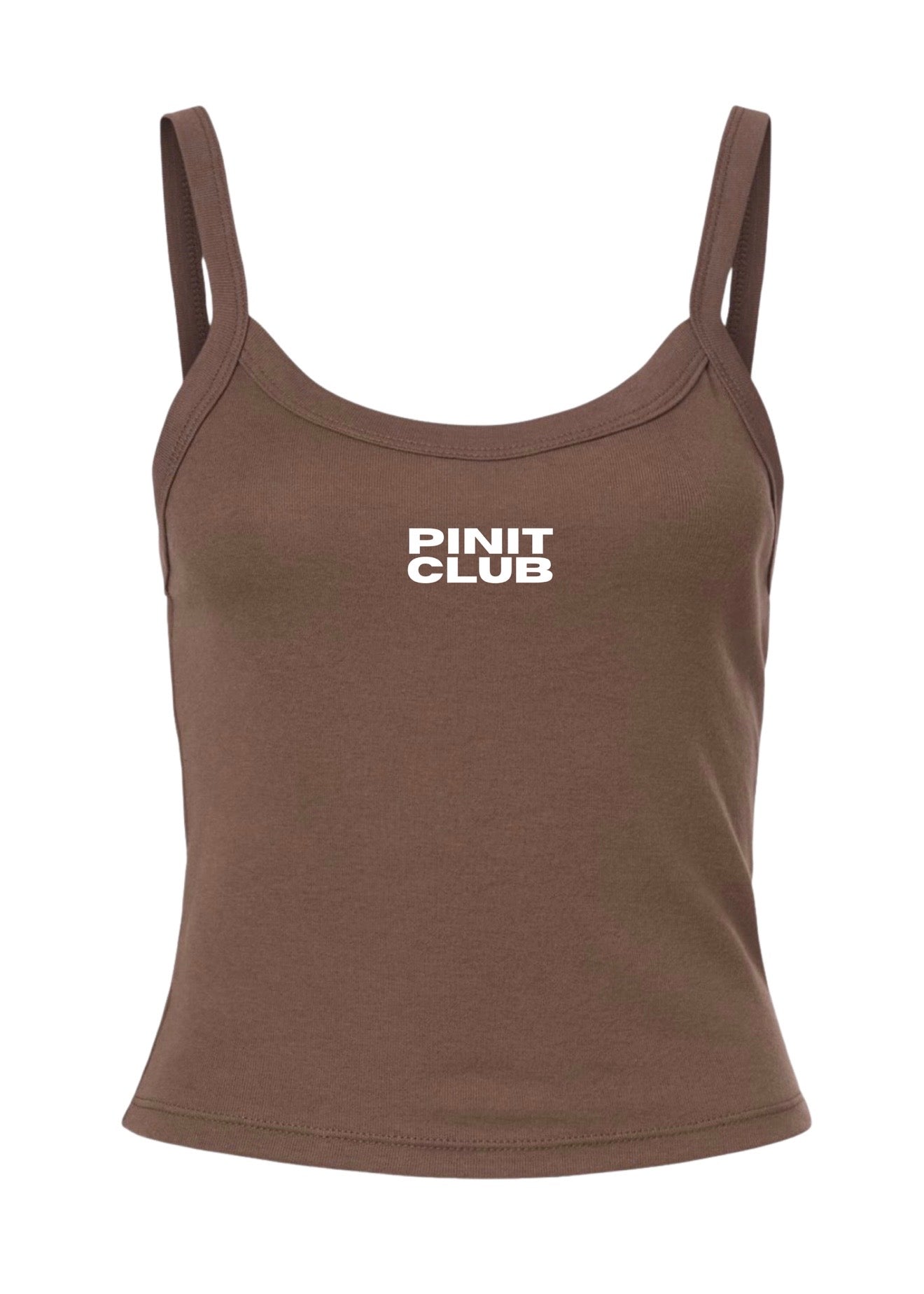 pinit club tank - chocolate