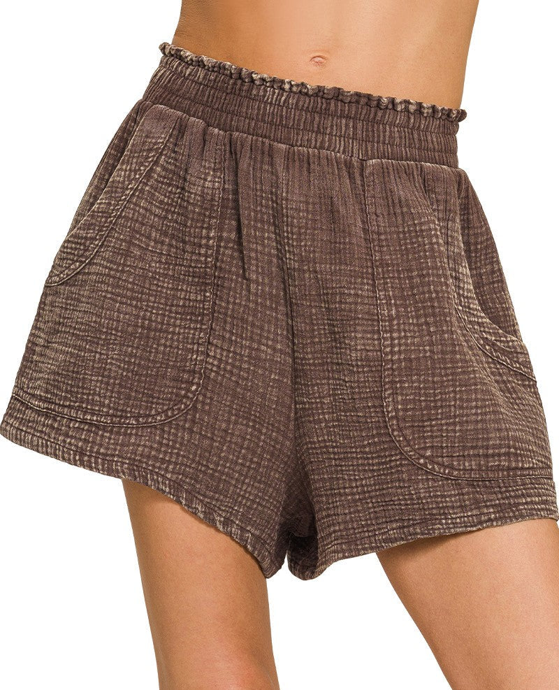tullock linen shorts