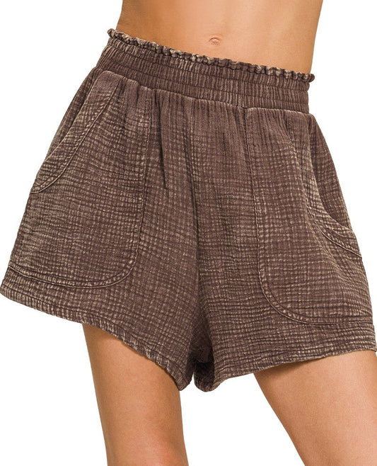tullock linen shorts
