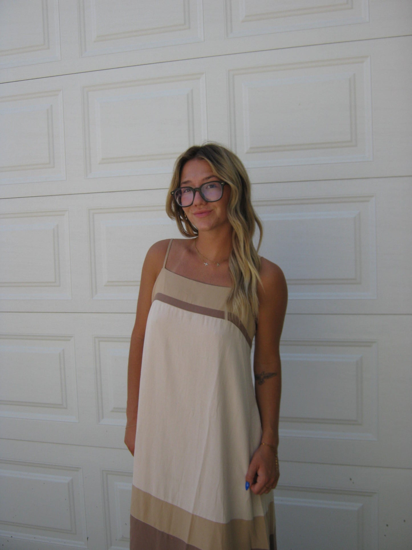 lynford color block dress