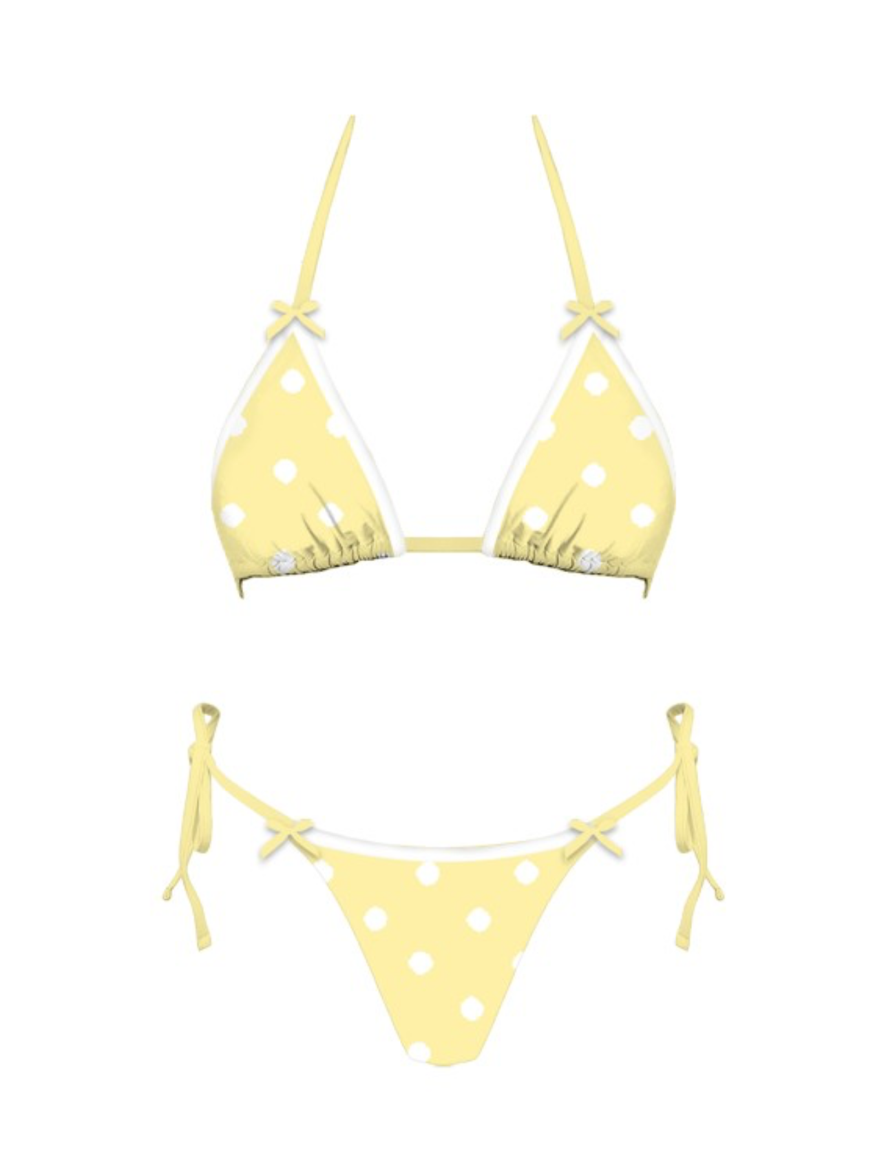 daisy bikini - yellow