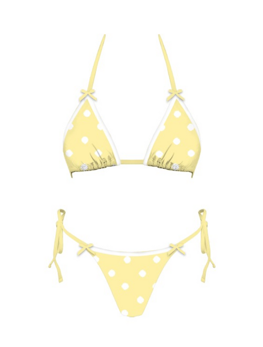 daisy bikini - yellow