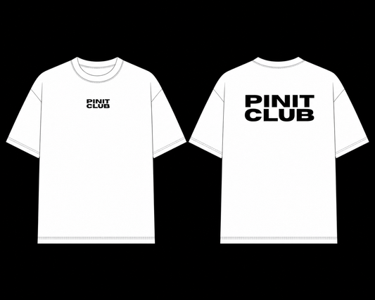 pinit club tshirt - white