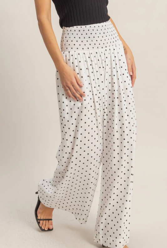 polka dot pants