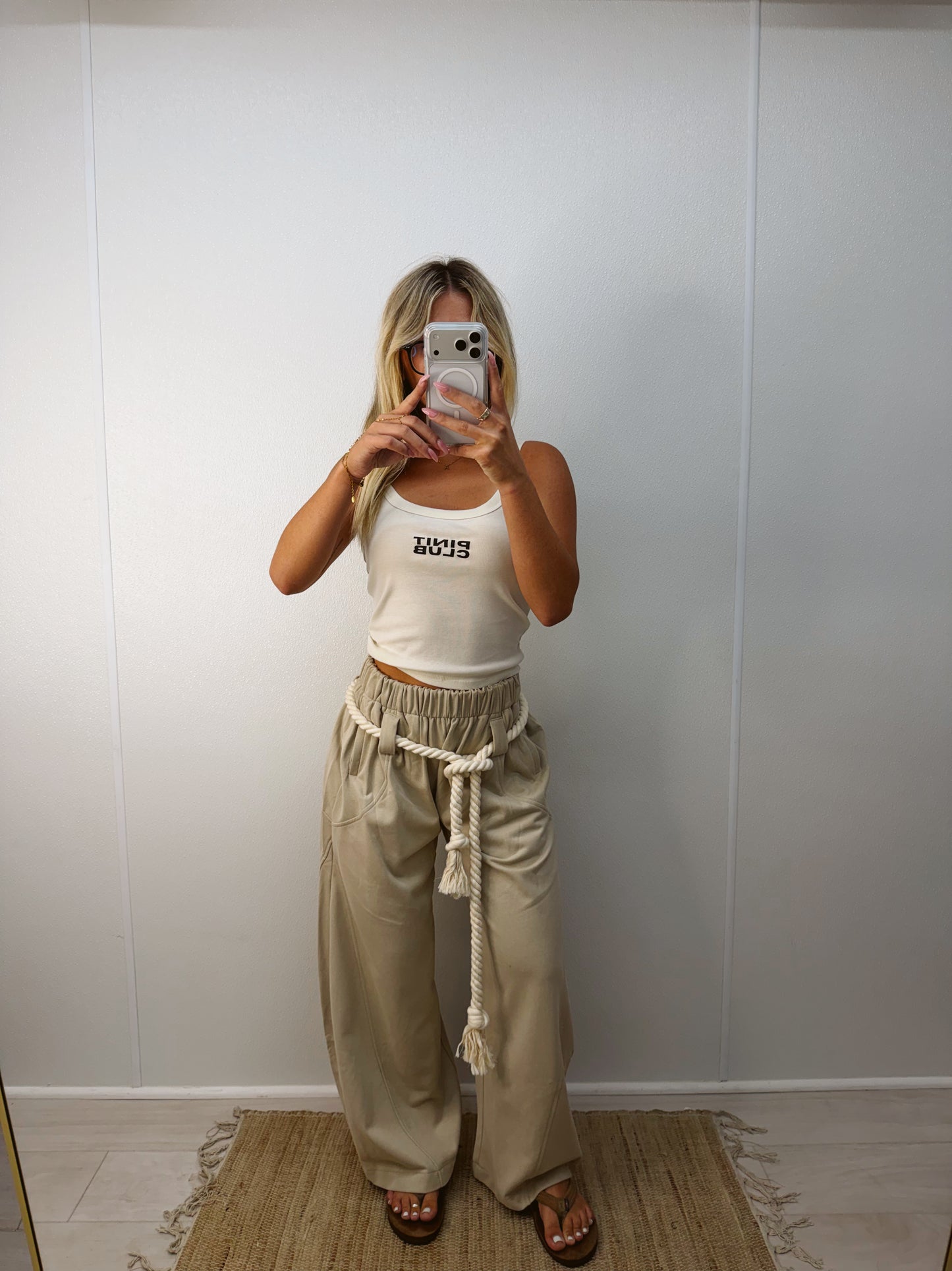 kamryn barrel leg sweats