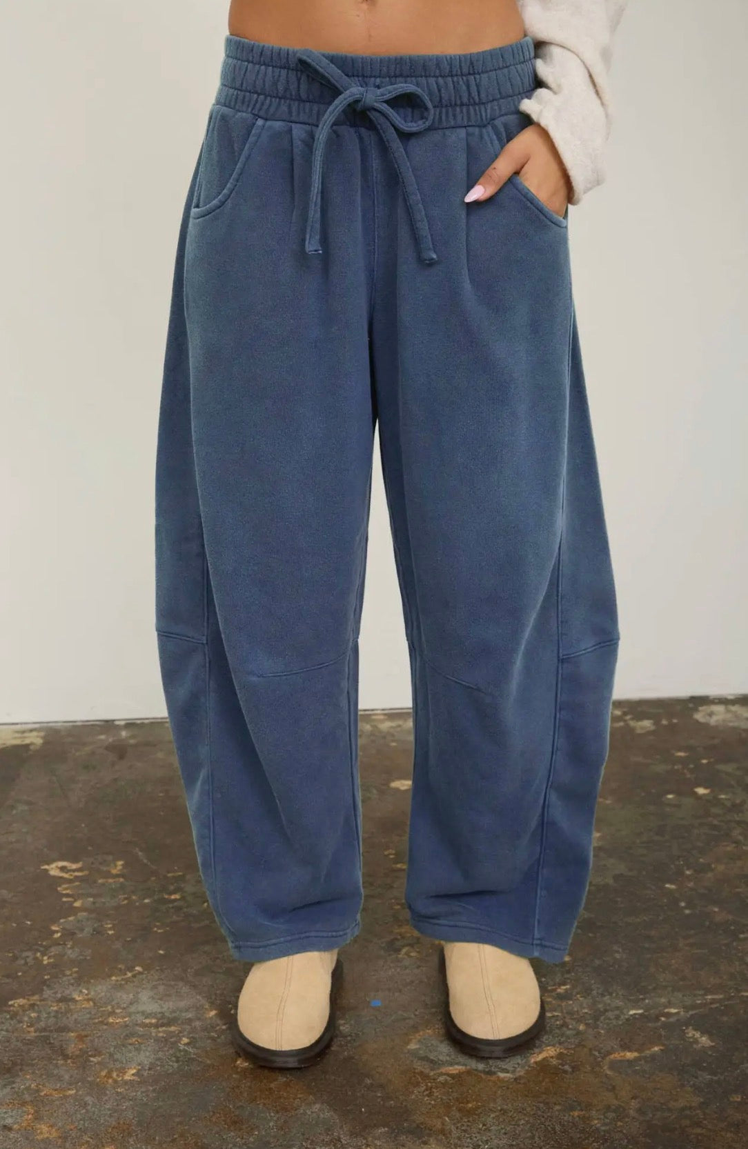 blue barrel sweats