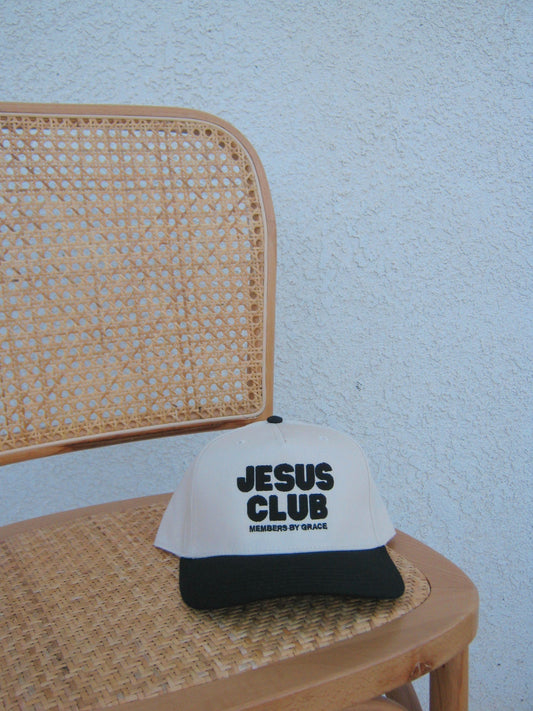 jesus club trucker - black