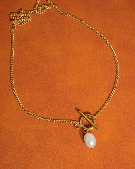 adelynn necklace 18k gold non tarnish