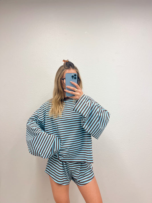 lena striped set