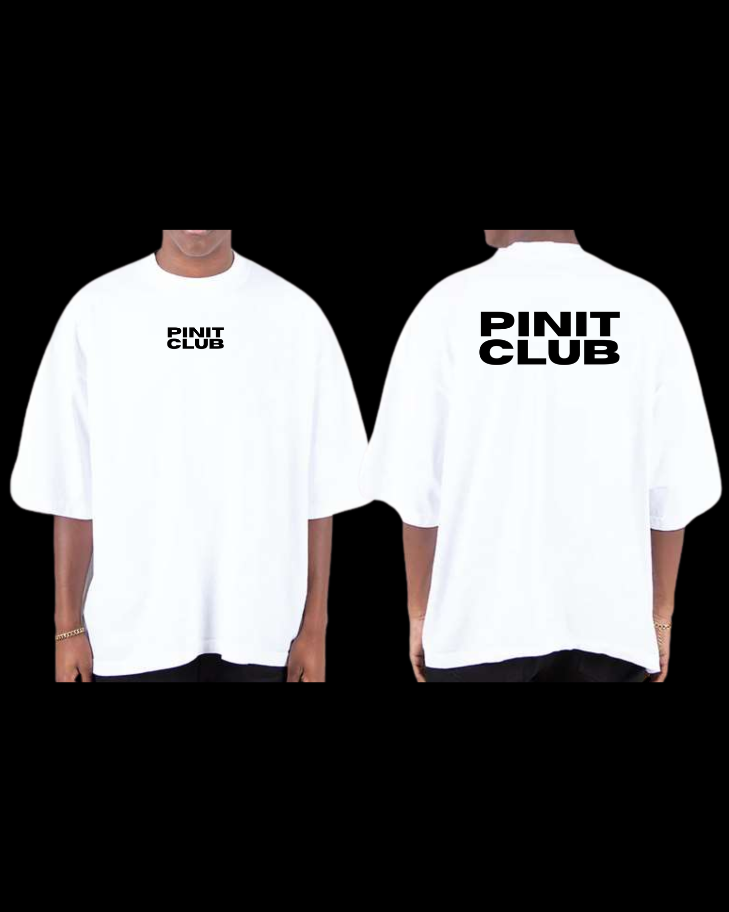 pinit club tshirt - white