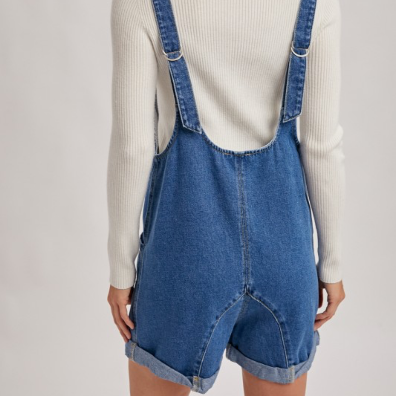 miley denim shortalls