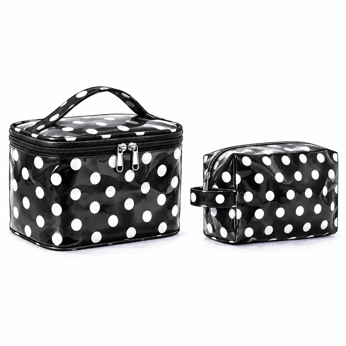 holly getaway bag - black / white